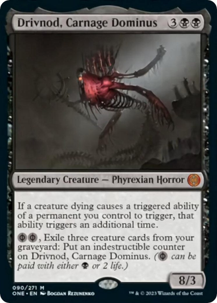 Image for Drivnod, Carnage Dominus (90) [Phyrexia: All Will Be One] - Magic: The Gathering