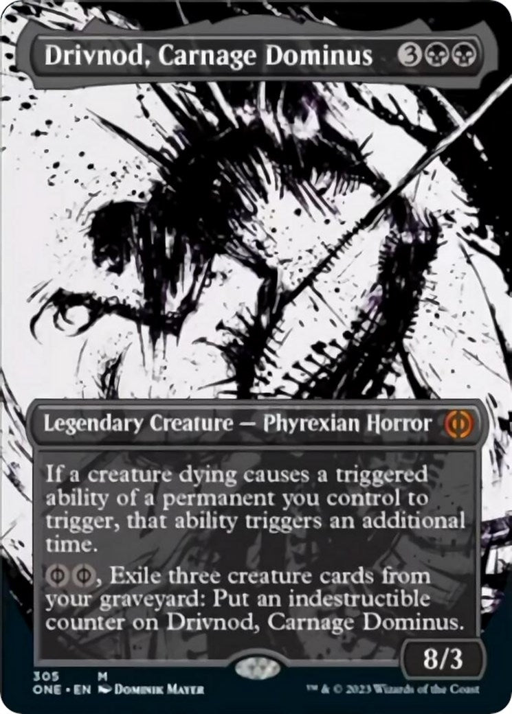 Image for Drivnod, Carnage Dominus (Showcase) (305) [Phyrexia: All Will Be One] - Magic: The Gathering