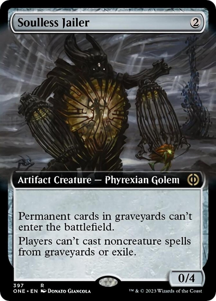 Image for Soulless Jailer (Extended Art) (397) [Phyrexia: All Will Be One] - Magic: The Gathering
