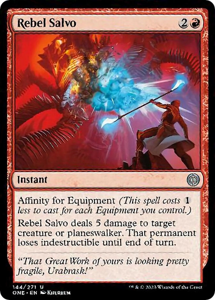 Image for Rebel Salvo (144) [Phyrexia: All Will Be One] - Magic: The Gathering