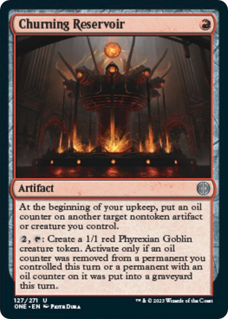 Image for Churning Reservoir (127) [Phyrexia: All Will Be One] - Magic: The Gathering