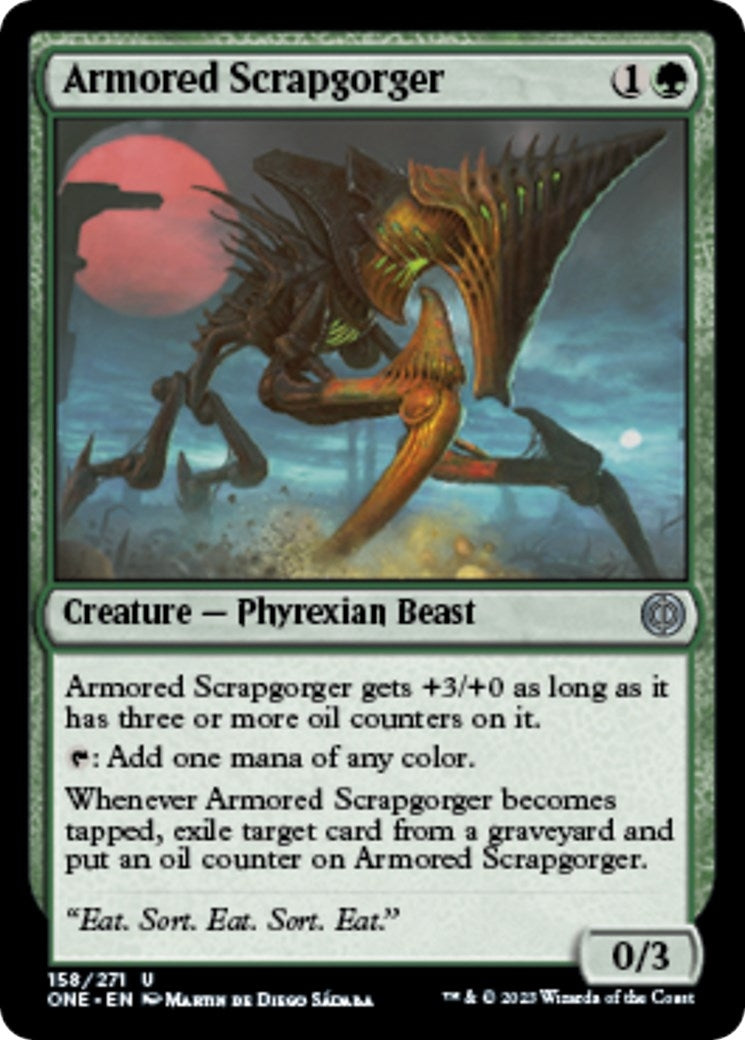 Image for Armored Scrapgorger (158) [Phyrexia: All Will Be One] - Magic: The Gathering