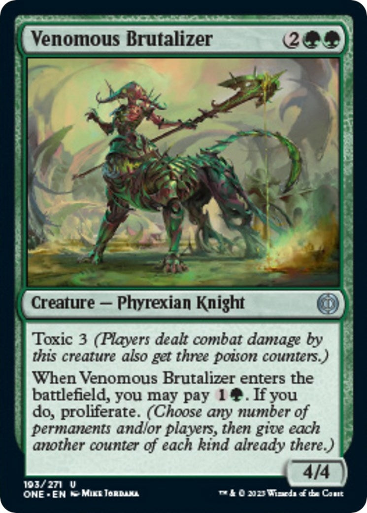 Image for Venomous Brutalizer (193) [Phyrexia: All Will Be One] - Magic: The Gathering