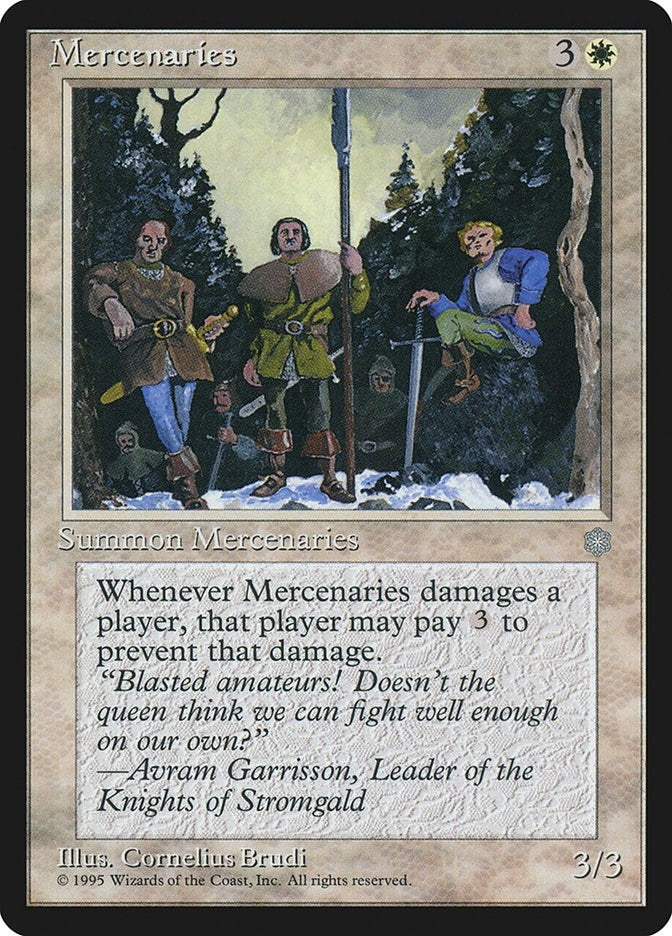 Image for Mercenaries [Ice Age] - Magic: The Gathering