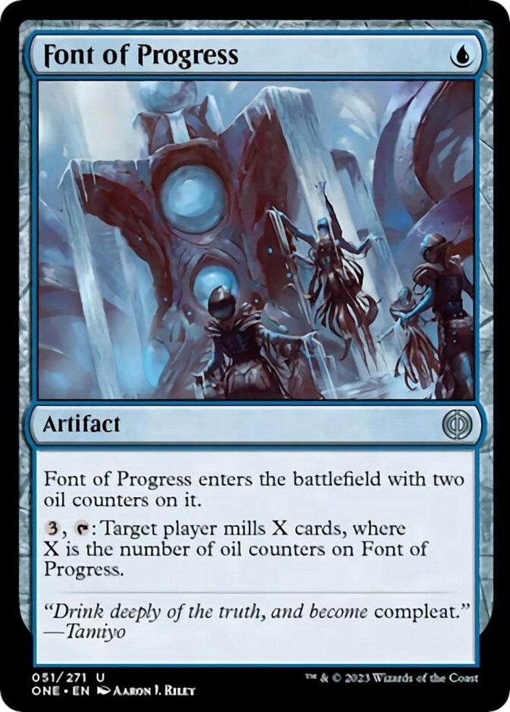 Image for Font of Progress (51) [Phyrexia: All Will Be One] - Magic: The Gathering