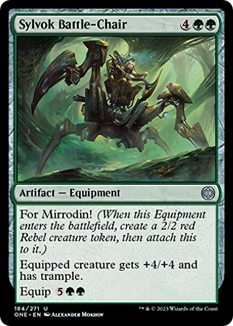 Image for Sylvok Battle-Chair (184) [Phyrexia: All Will Be One] - Magic: The Gathering
