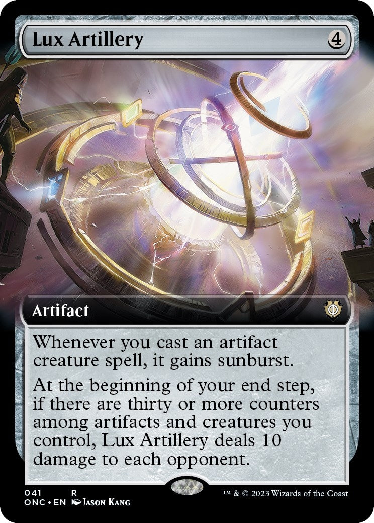Image for Lux Artillery (Extended Art) (41) [Phyrexia: All Will Be One] - Magic: The Gathering