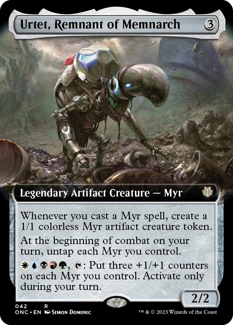 Image for Urtet, Remnant of Memnarch (Extended Art) (42) [Phyrexia: All Will Be One] - Magic: The Gathering
