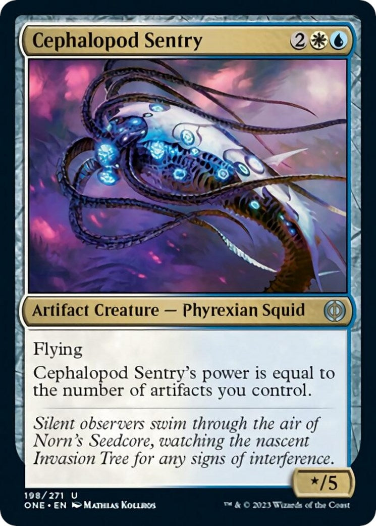 Image for Cephalopod Sentry (198) [Phyrexia: All Will Be One] - Magic: The Gathering