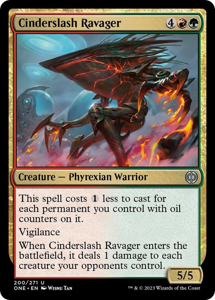 Image for Cinderslash Ravager (200) [Phyrexia: All Will Be One] - Magic: The Gathering