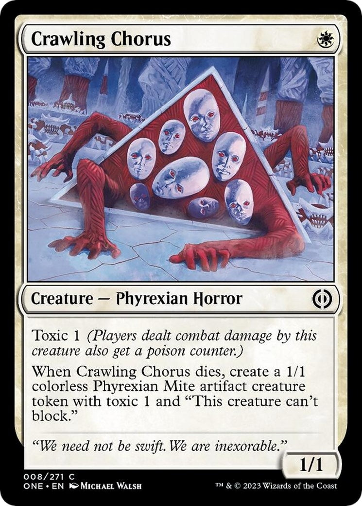 Image for Crawling Chorus (8) [Phyrexia: All Will Be One] - Magic: The Gathering