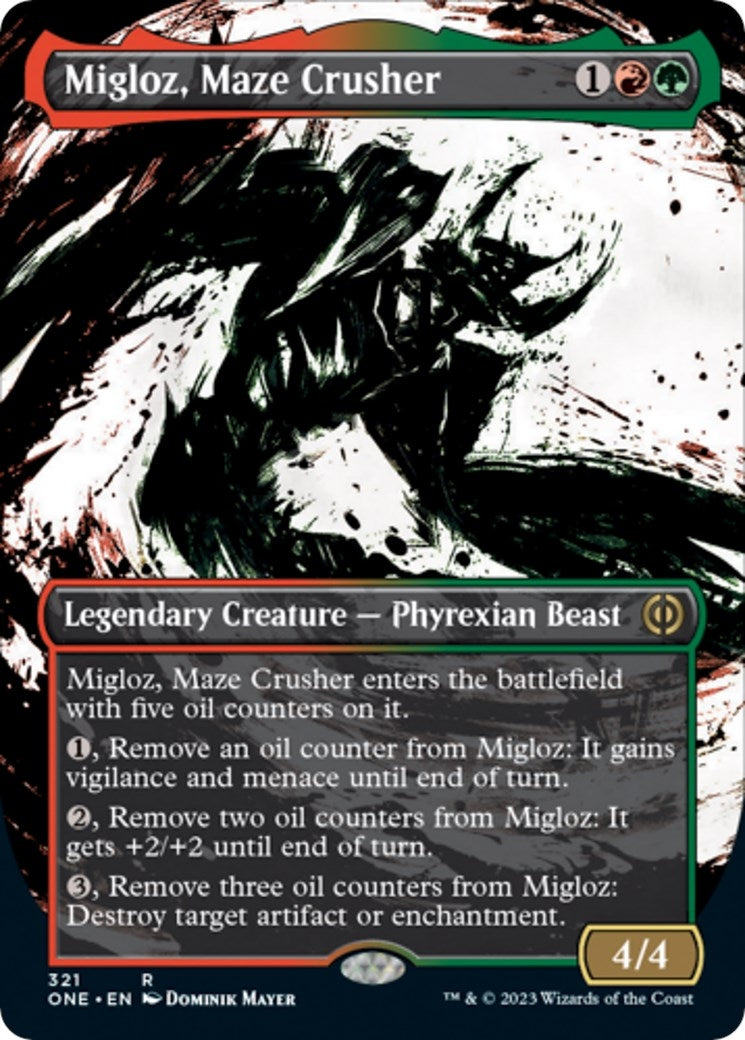 Image for Migloz, Maze Crusher (Showcase) (321) [Phyrexia: All Will Be One] - Magic: The Gathering