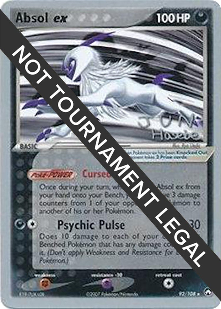 Image for Absol ex - 2007 (Jun Hasebe) (92/108) [World Championship Decks] - Pokemon