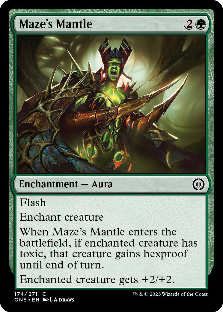 Image for Maze's Mantle (174) [Phyrexia: All Will Be One] - Magic: The Gathering