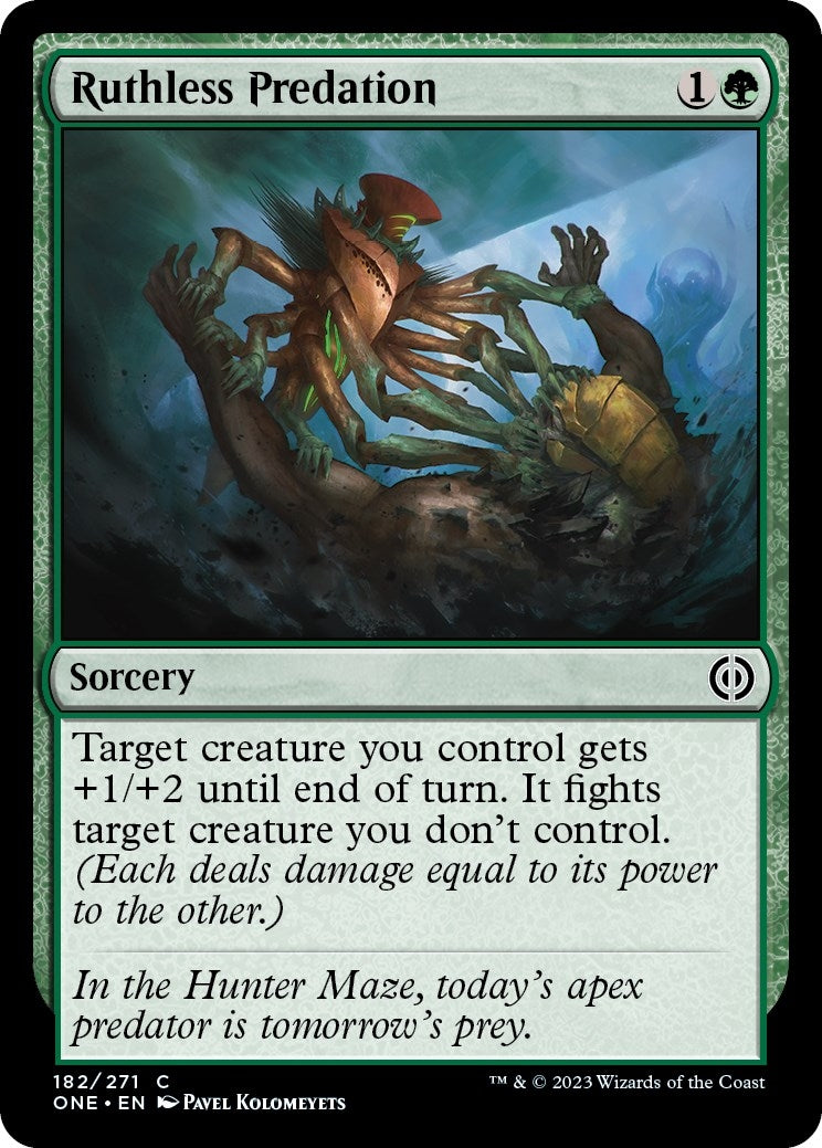 Image for Ruthless Predation (182) [Phyrexia: All Will Be One] - Magic: The Gathering