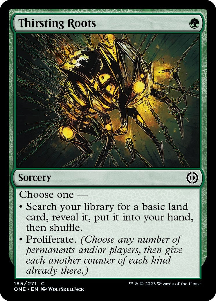 Image for Thirsting Roots (185) [Phyrexia: All Will Be One] - Magic: The Gathering
