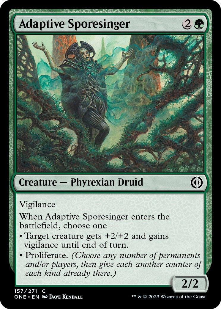 Image for Adaptive Sporesinger (157) [Phyrexia: All Will Be One] - Magic: The Gathering