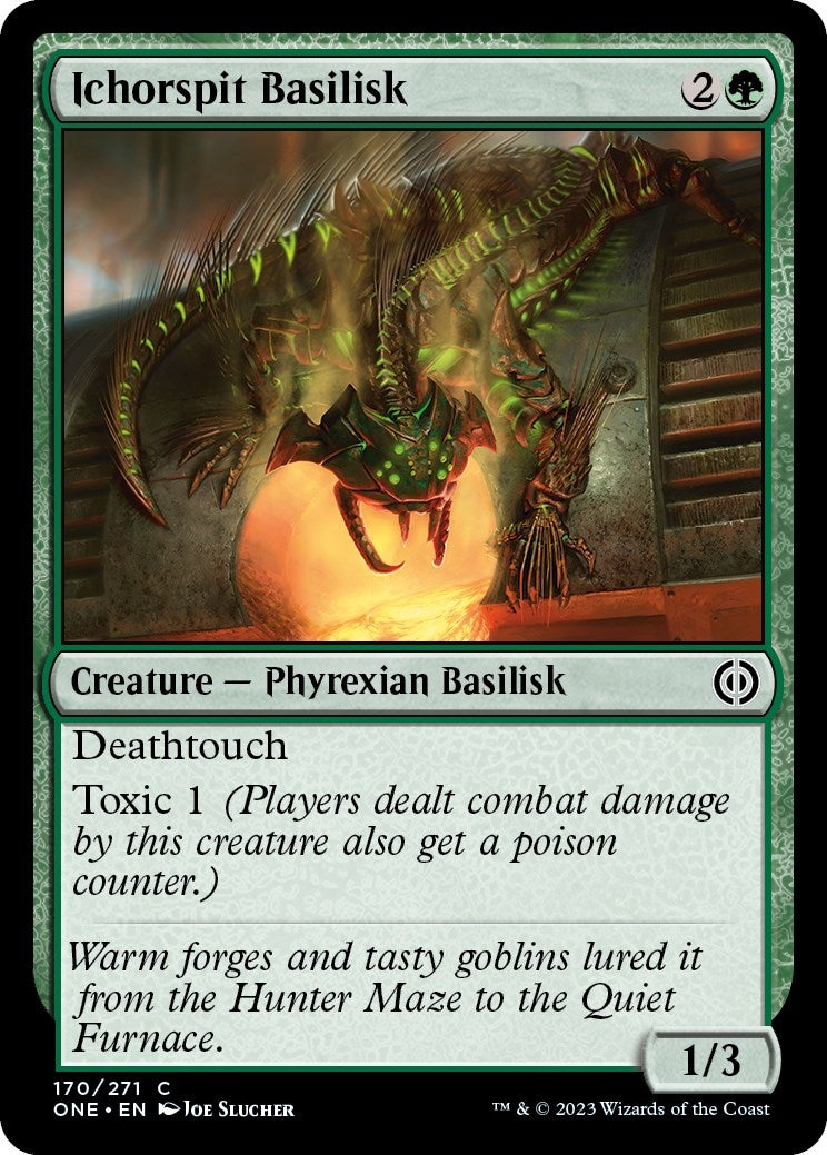 Image for Ichorspit Basilisk (170) [Phyrexia: All Will Be One] - Magic: The Gathering