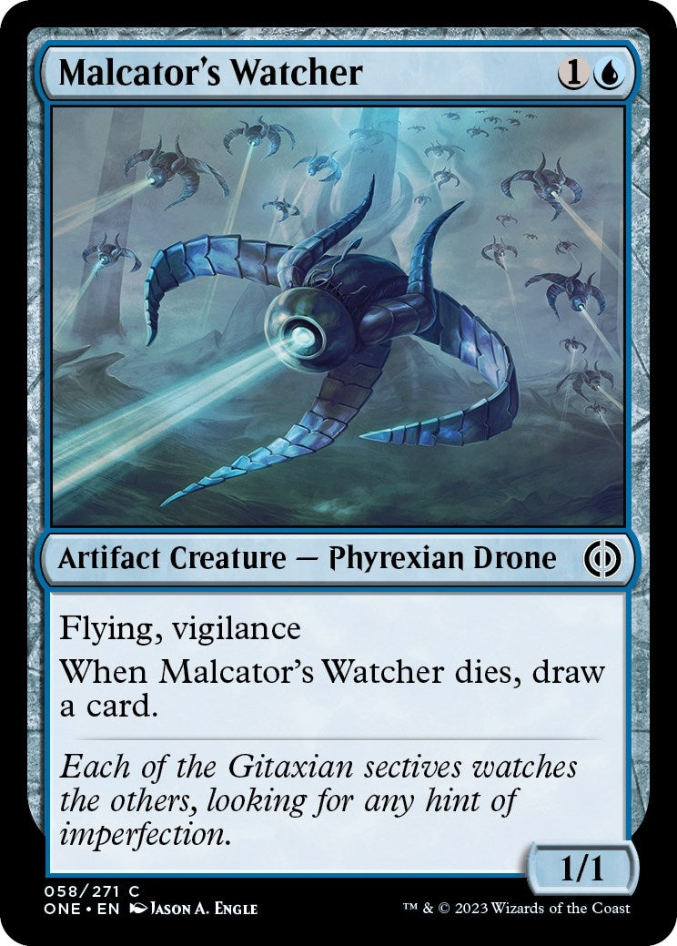 Image for Malcator's Watcher (58) [Phyrexia: All Will Be One] - Magic: The Gathering