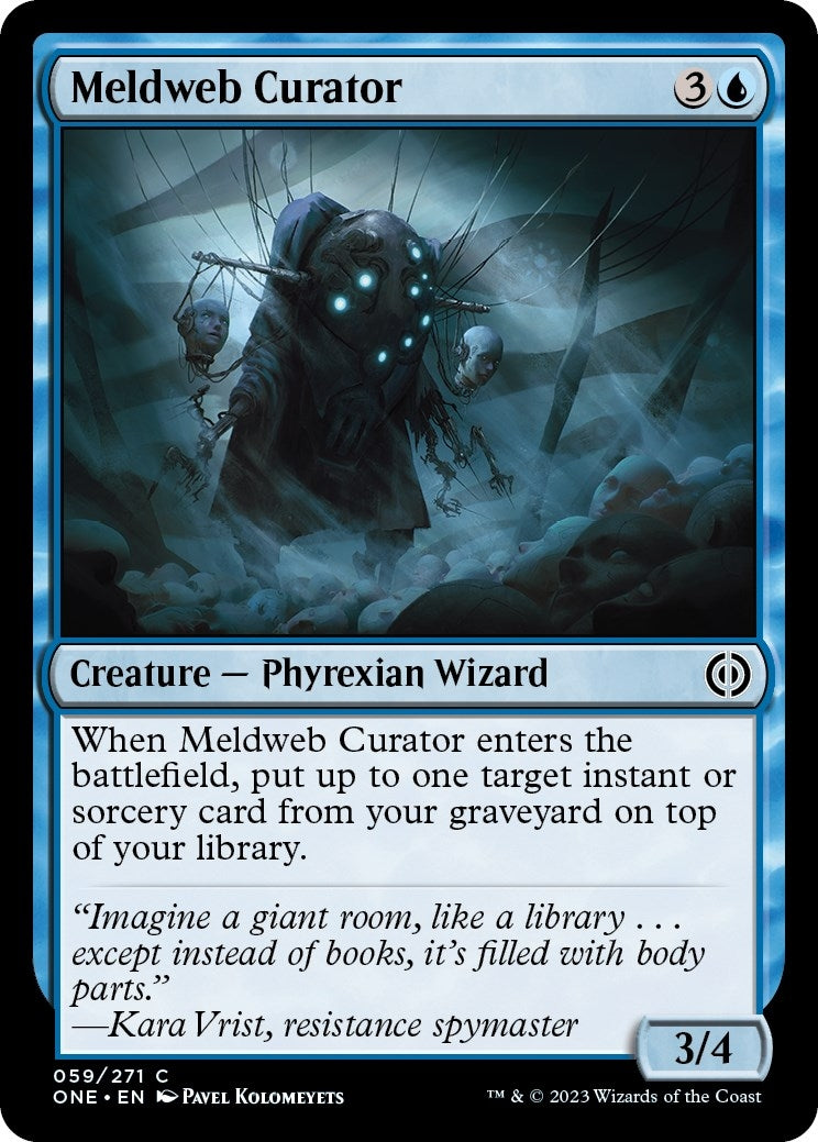 Image for Meldweb Curator (59) [Phyrexia: All Will Be One] - Magic: The Gathering