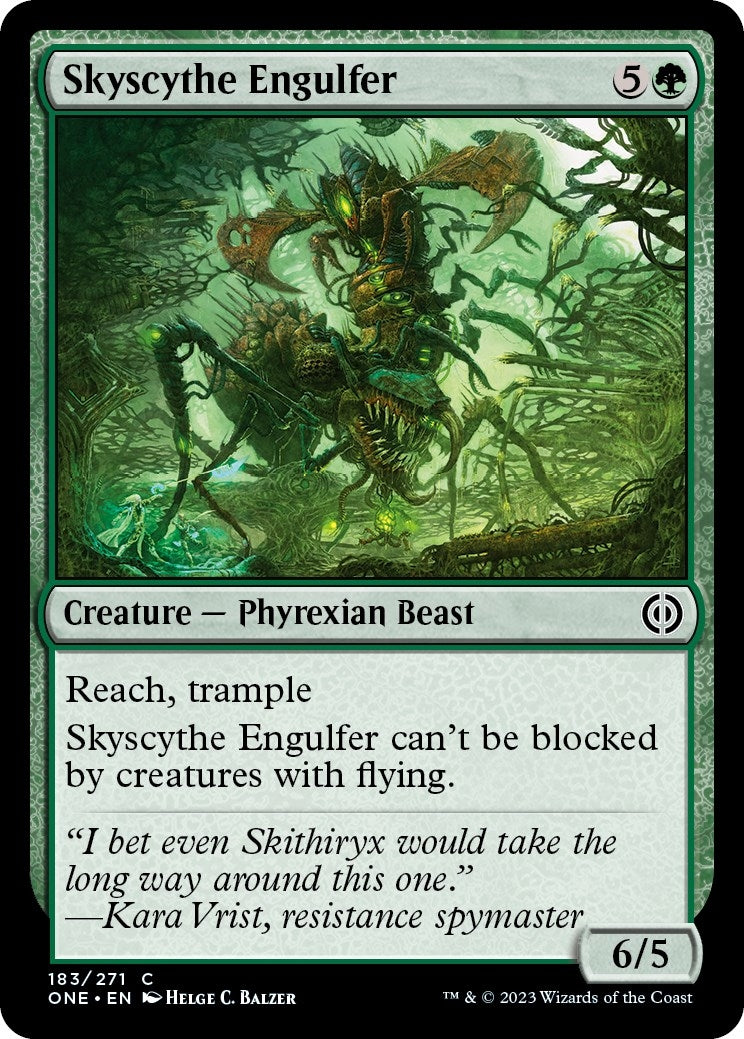 Image for Skyscythe Engulfer (183) [Phyrexia: All Will Be One] - Magic: The Gathering