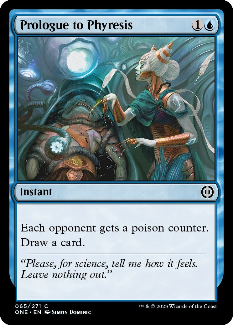 Image for Prologue to Phyresis (65) [Phyrexia: All Will Be One] - Magic: The Gathering
