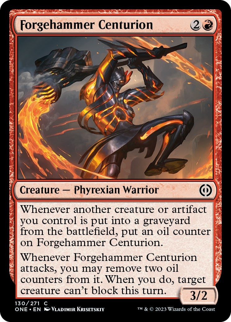 Image for Forgehammer Centurion (130) [Phyrexia: All Will Be One] - Magic: The Gathering