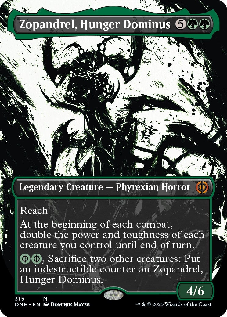 Image for Zopandrel, Hunger Dominus (Showcase) (315) [Phyrexia: All Will Be One] - Magic: The Gathering