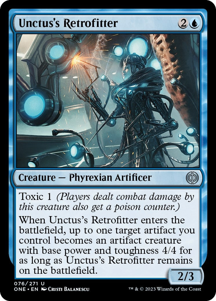 Image for Unctus's Retrofitter (76) [Phyrexia: All Will Be One] - Magic: The Gathering