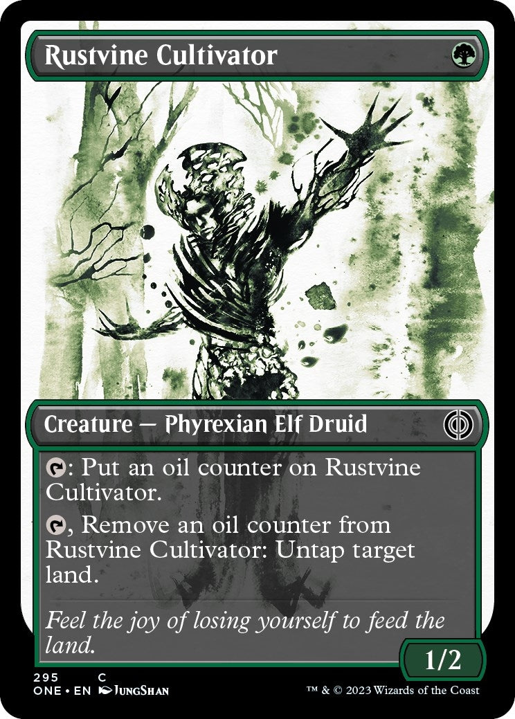 Image for Rustvine Cultivator (Showcase) (295) [Phyrexia: All Will Be One] - Magic: The Gathering