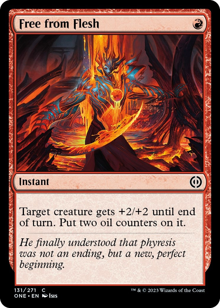 Image for Free from Flesh (131) [Phyrexia: All Will Be One] - Magic: The Gathering