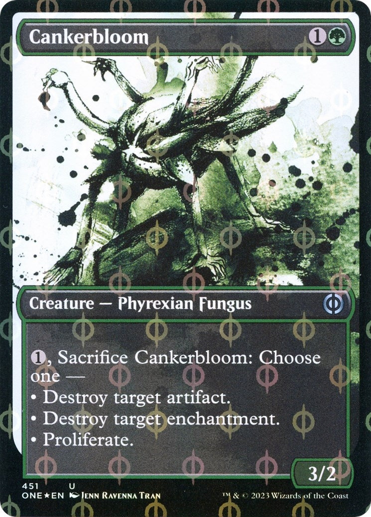 Image for Cankerbloom (Showcase) (Step-and-Compleat Foil) (451) [Phyrexia: All Will Be One] - Magic: The Gathering