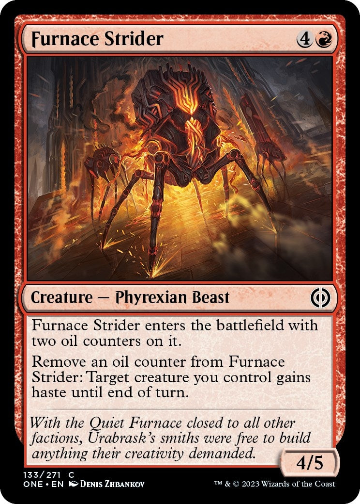 Image for Furnace Strider (133) [Phyrexia: All Will Be One] - Magic: The Gathering