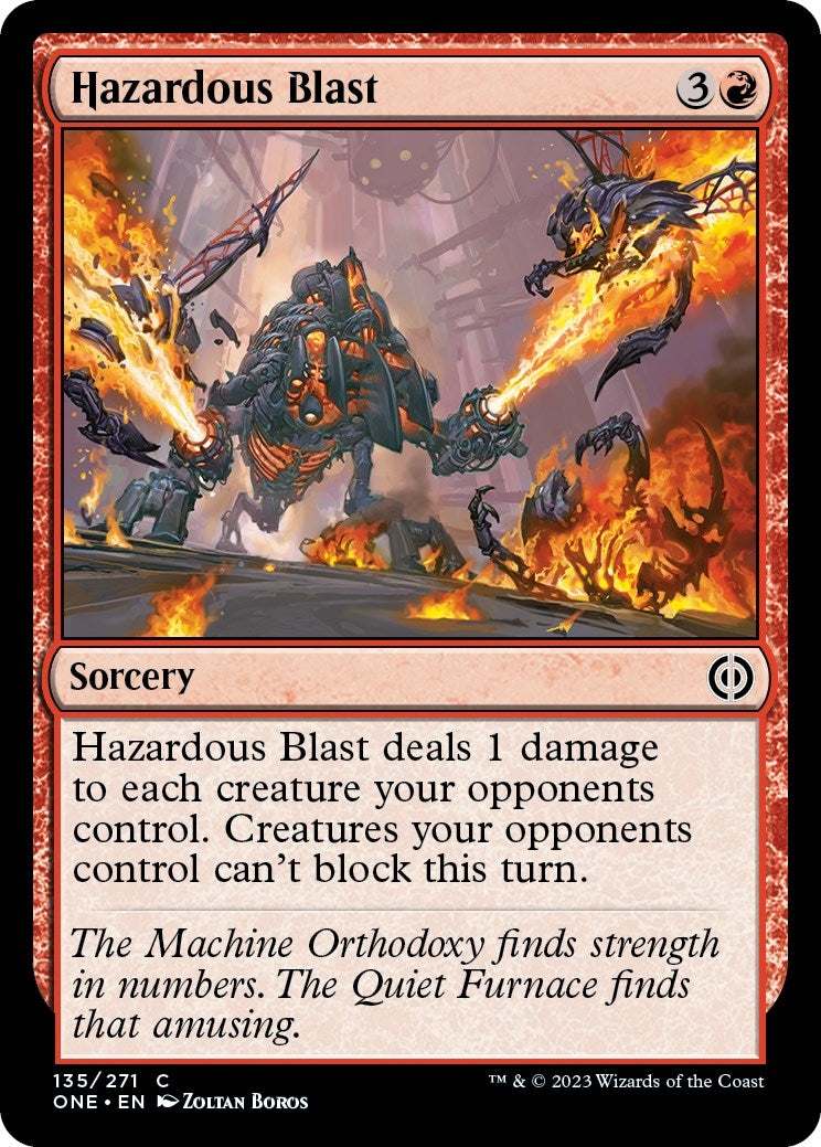 Image for Hazardous Blast (135) [Phyrexia: All Will Be One] - Magic: The Gathering