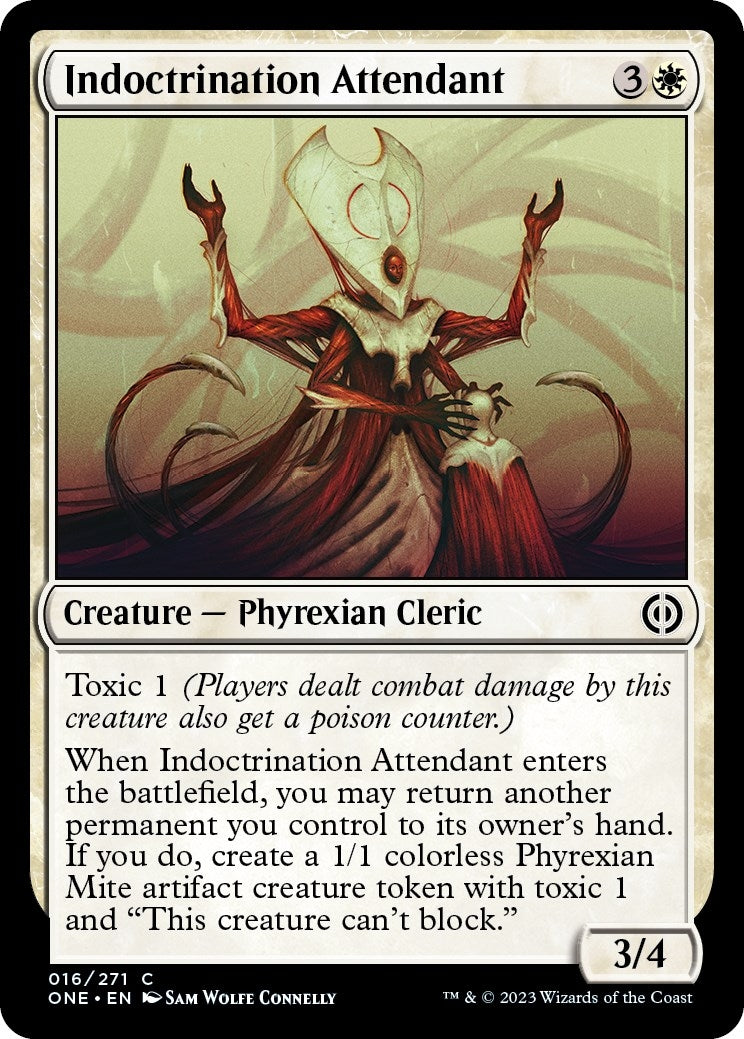Image for Indoctrination Attendant (16) [Phyrexia: All Will Be One] - Magic: The Gathering
