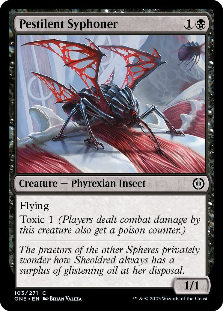Image for Pestilent Syphoner (103) [Phyrexia: All Will Be One] - Magic: The Gathering