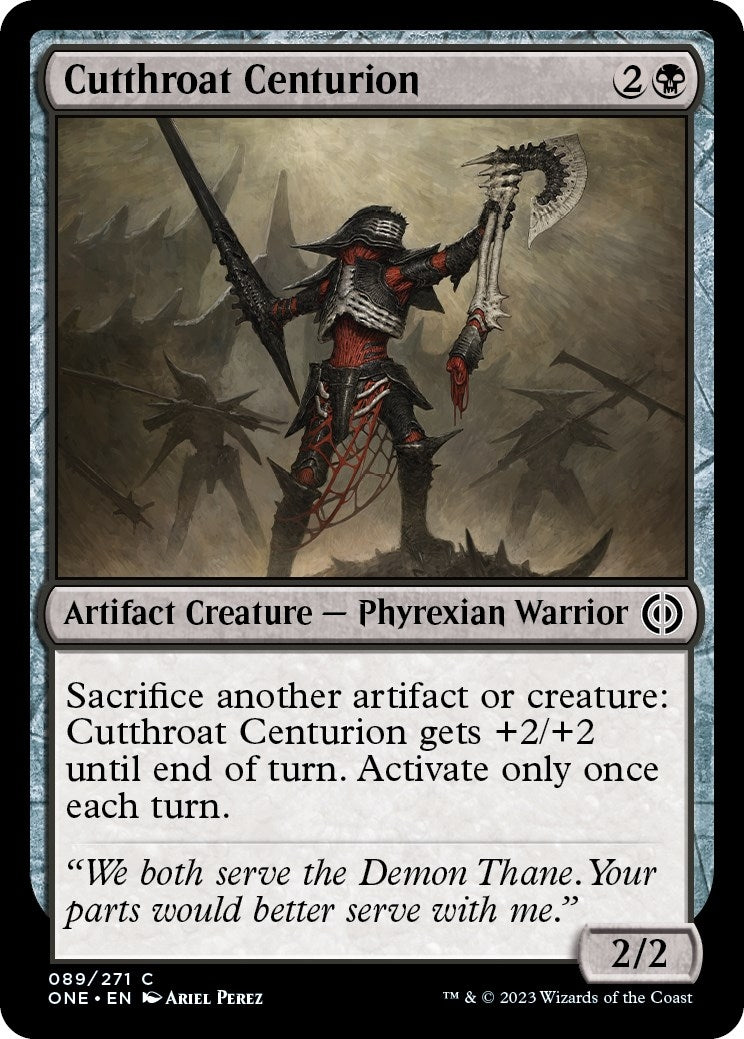 Cutthroat Centurion (89) [Phyrexia: All Will Be One]