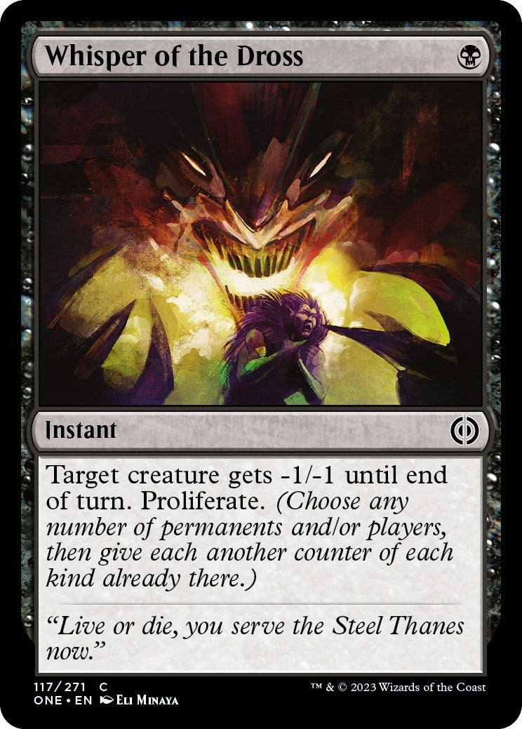 Image for Whisper of the Dross (117) [Phyrexia: All Will Be One] - Magic: The Gathering