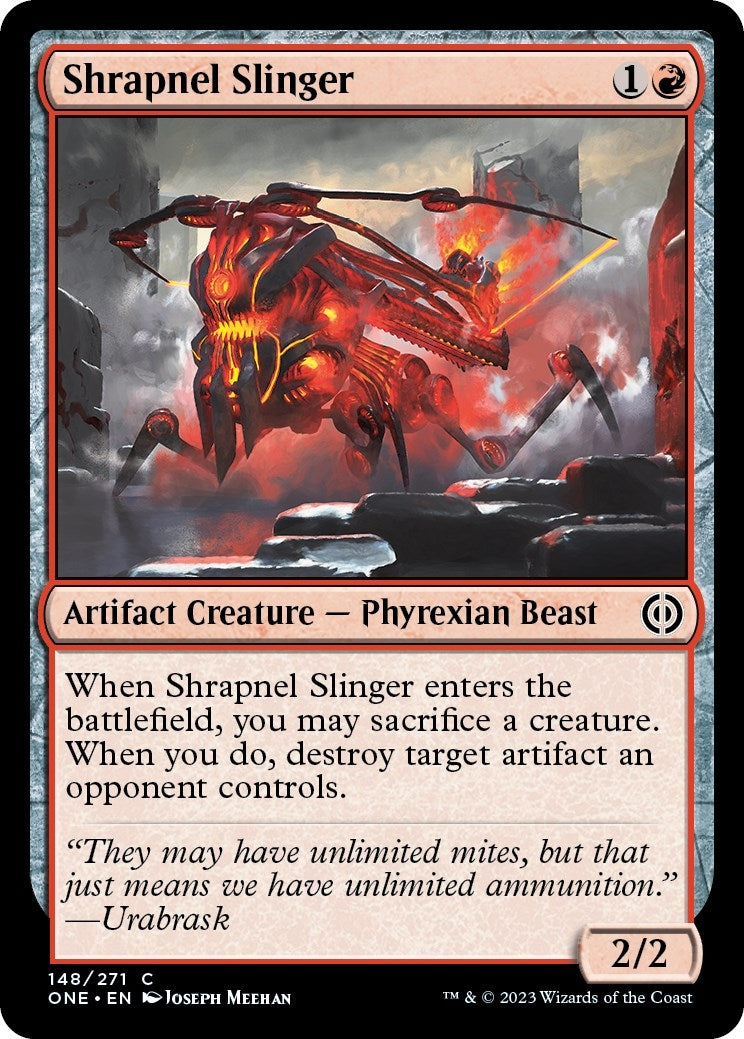 Image for Shrapnel Slinger (148) [Phyrexia: All Will Be One] - Magic: The Gathering