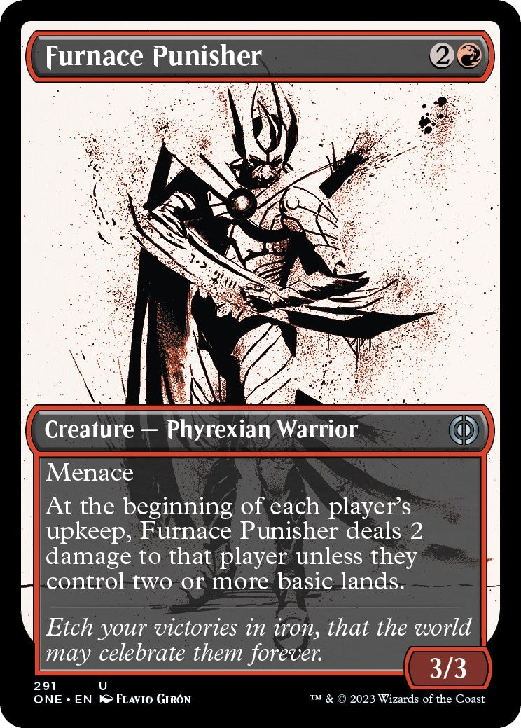 Image for Furnace Punisher (Showcase) (291) [Phyrexia: All Will Be One] - Magic: The Gathering