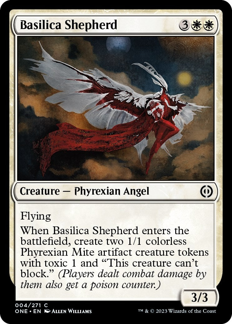 Image for Basilica Shepherd (4) [Phyrexia: All Will Be One] - Magic: The Gathering