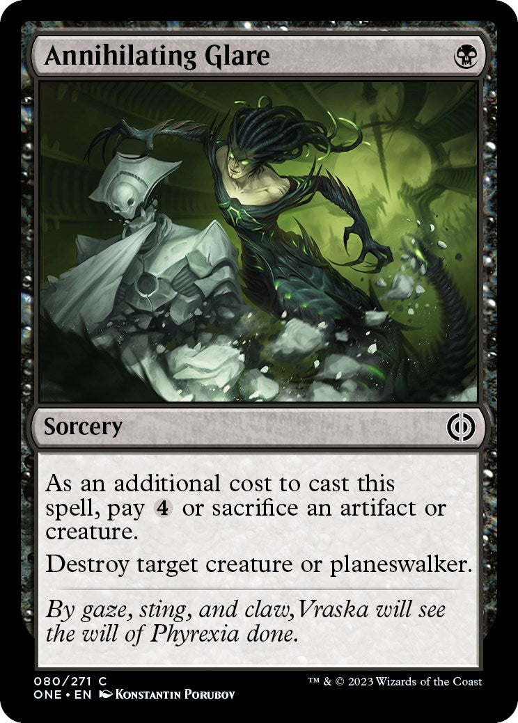 Image for Annihilating Glare (80) [Phyrexia: All Will Be One] - Magic: The Gathering