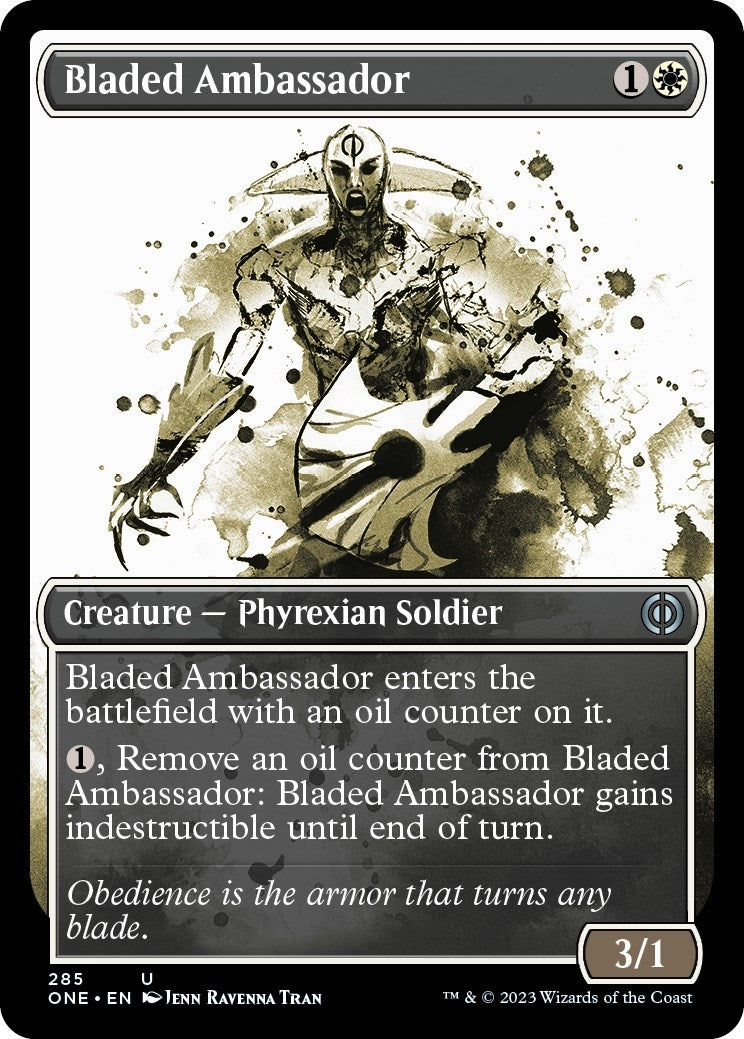 Bladed Ambassador (Showcase) (285) [Phyrexia: All Will Be One]