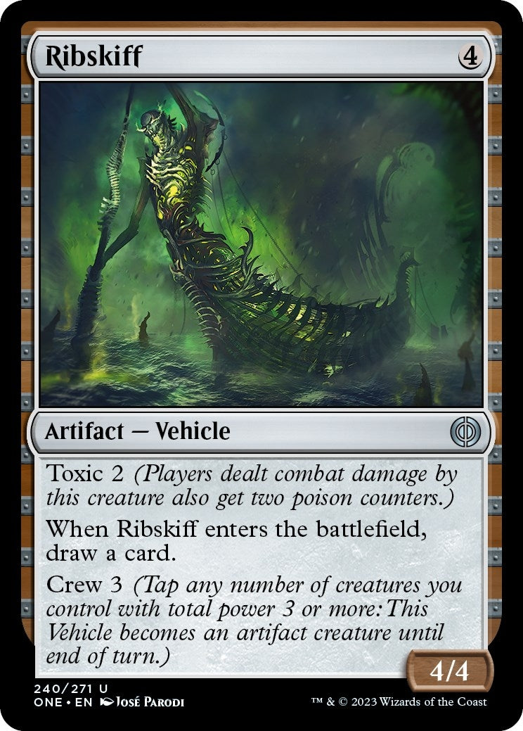 Image for Ribskiff (240) [Phyrexia: All Will Be One] - Magic: The Gathering