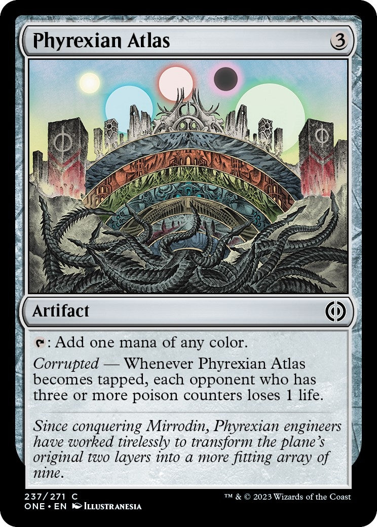 Image for Phyrexian Atlas (237) [Phyrexia: All Will Be One] - Magic: The Gathering