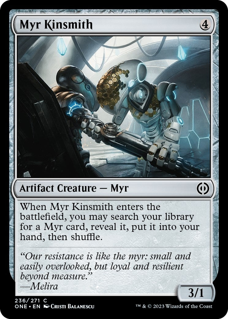 Image for Myr Kinsmith (236) [Phyrexia: All Will Be One] - Magic: The Gathering