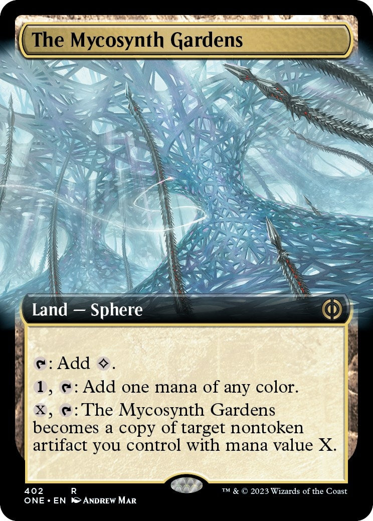 Image for The Mycosynth Gardens (Extended Art) (402) [Phyrexia: All Will Be One] - Magic: The Gathering