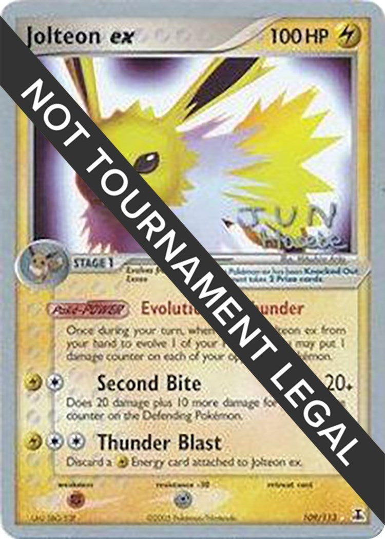Image for Jolteon ex - 2007 (Jun Hasebe) (109/113) [World Championship Decks] - Pokemon