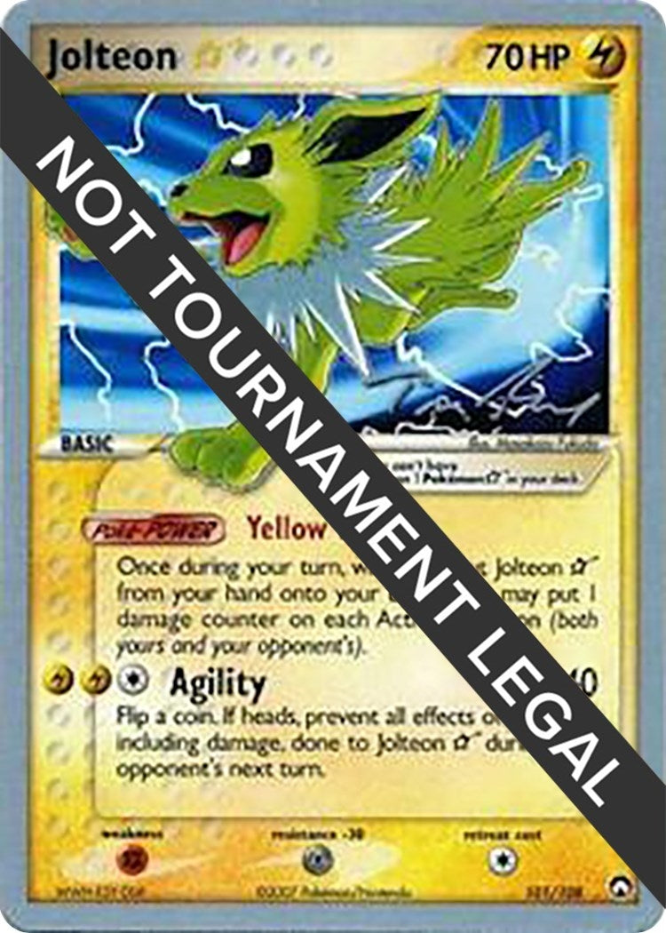 Image for Jolteon Star - 2007 (Tom Roos) (101/108) [World Championship Decks] - Pokemon