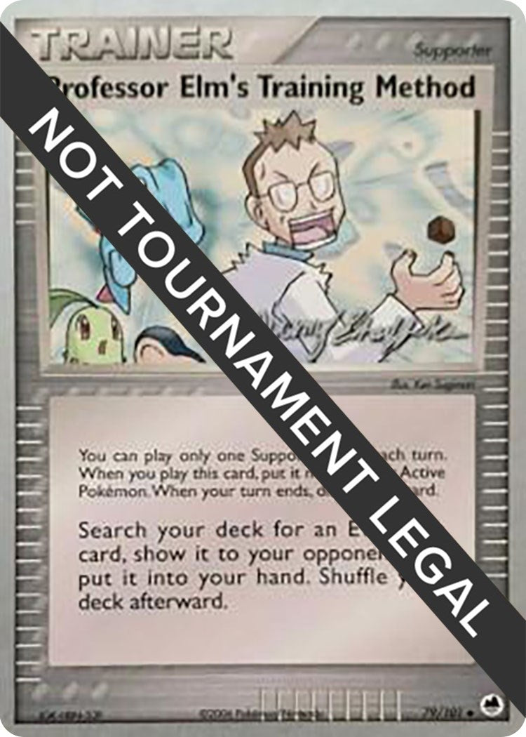 Image for Professor Elm's Training Method - 2007 (Jeremy Scharff-Kim) (79/101) [World Championship Decks] - Pokemon